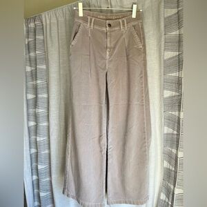 American Eagle High-Waisted Wide Leg Pants | Tan/Taupe | 0 Short